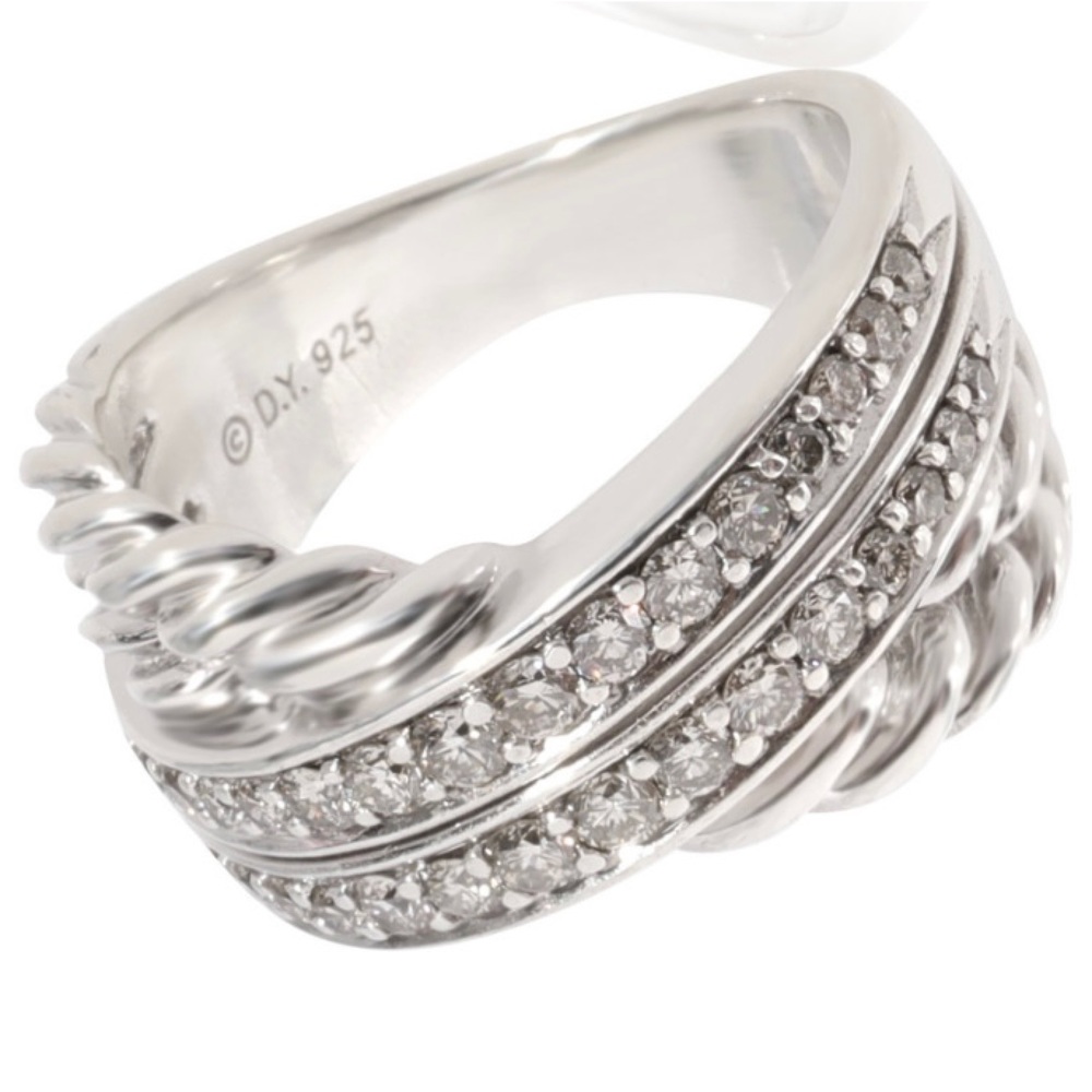 David Yurman Rope Crossover Ring *LIKE NEW size 7